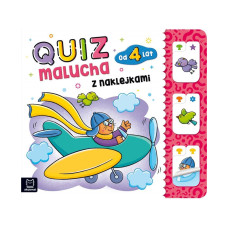Quiz malucha z naklejkami od 4 lat